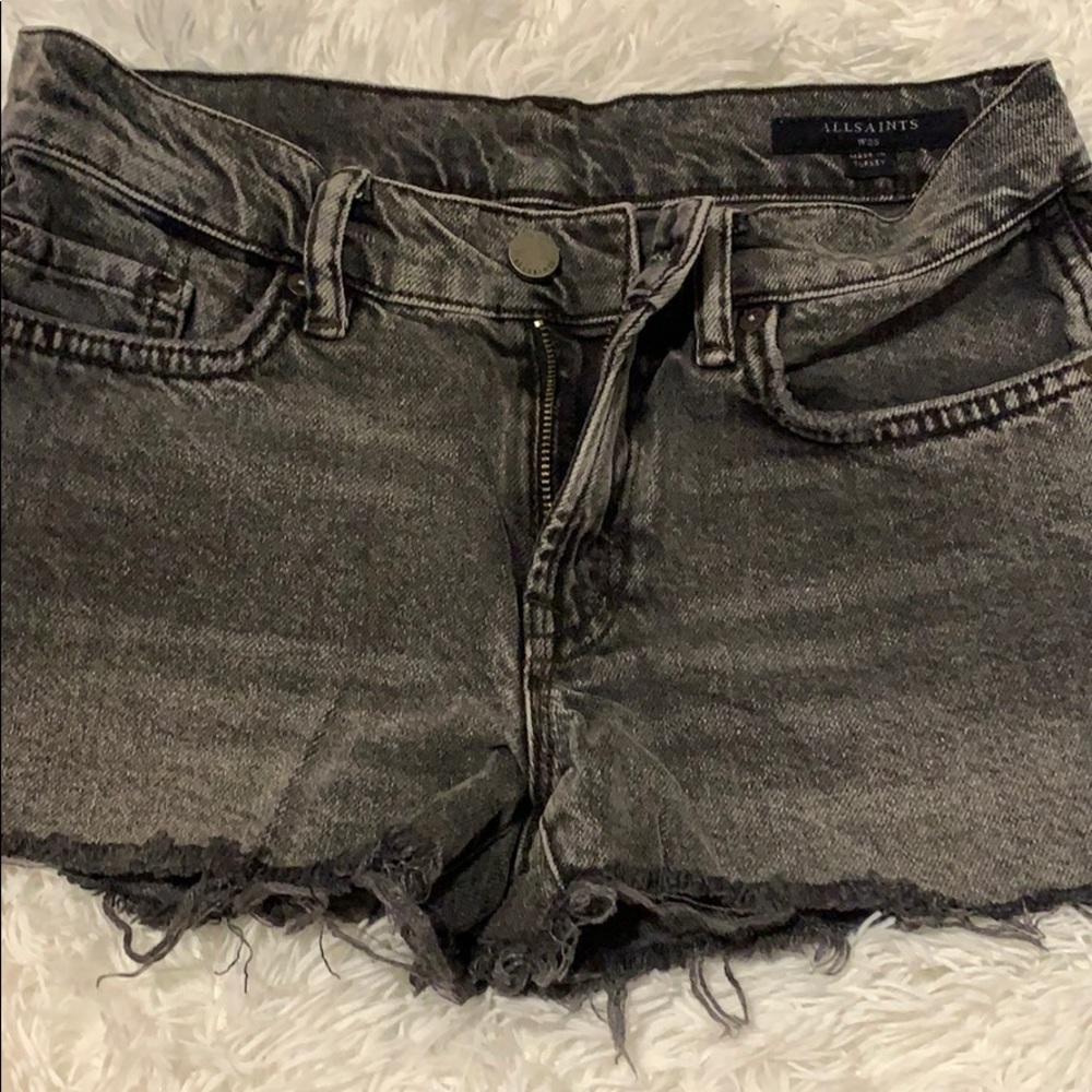 Denim shorts